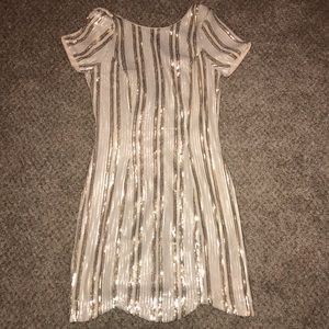 Gold Sequin Dress